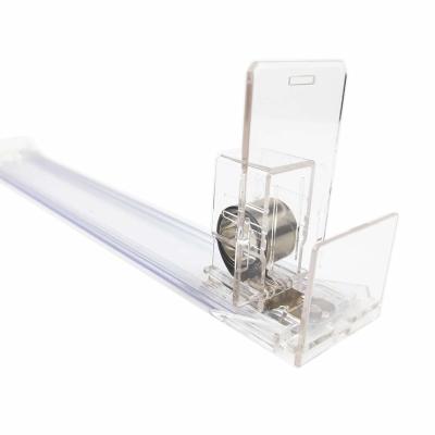 China Double Mount Size Free Sample Custom Shelf Lifter For Cigarette Lifter System Acrylic Shelf Divider for sale