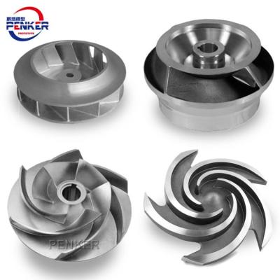 China Aluminum Stainless Steel//Brass/Bronze/Plastic Aluminum Penker Centrifugal Stainless Steel Pump Impeller Blade Types Price For Sale China Suppliers for sale