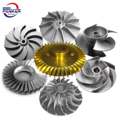 China Aluminum/Stainless Steel/Brass/Bronze/Plastic China Penker Customized Centrifugal Pump Impeller Impeller for sale