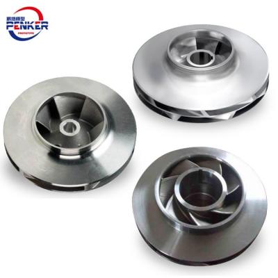 China Aluminum/Stainless Steel/Plastic/Brass/Bronze China Penker Joint Closed Channel Type Closed Impeller for sale