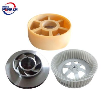 China Aluminum Stainless Steel Front Back Inclined Curved Impeller Centrifugal Blades/Plastic/Brass/Bronze Customization China Penker Fan Blades for sale