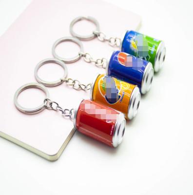 China S1052 4PCS/Lot Creative Mix Cute Animal Alloy Creative Alloy Bottle Pendant Mini Coke Sprite Bottle Jewelry Pendant Key Chain Accessories for sale