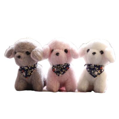 China S1126 Teddy Bear Dog Puppy Doll Mini Bag Cute Stuffed Animal Cuddly Pendant Keychain for sale