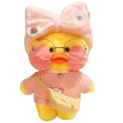 China Hyaluronic Acid Manufacturer Small Cute Animal Wholesale Yellow Duck Doll Small Duck Plush Toy Claw Machine Doll Yellow Duck Doll S1129 for sale