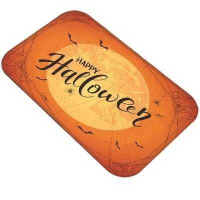 China C126 Creative Halloween Cute Animal Doll Carpet Floor Mat Pumpkin Witch Halloween Front Entrance Mat Kitchen Decorative Mat for sale