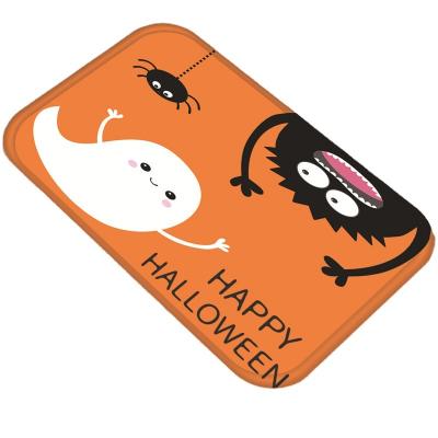 China C127 Creative Halloween Cute Animal Doll Carpet Floor Mat Pumpkin Witch Halloween Front Entrance Mat Kitchen Decorative Mat for sale