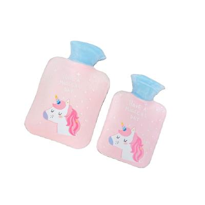 China New C164 hot water bag cute plush water baby filled hot water bag mini water injection female cartoon students explosion-proof cute animal for sale