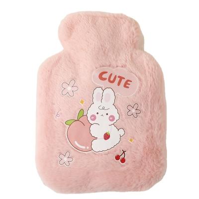 China Winter C163 Cartoon Water Bottle Cute Animal Warm Reusable Warm Soft Comfortable Water Bottle Cover Warm Water Bottle for sale