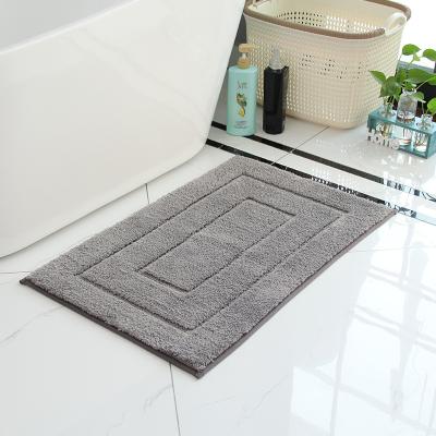 China Non Slip Washable Bath Mat Soft Plush Bathroom Mat Absorbent Bathtub Entry Mat Thicken Living Room Area Rug Home Decor for sale