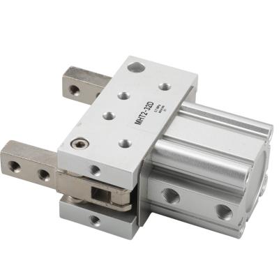 China MHT2 Factory Pneumatic Cylinder Pneumatic Rocker Type Small Finger Cylinder for sale