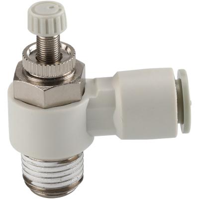 China SL8-02 Pneumatic Pneumatic Trachea Connector Power Control Valve Cylinder Speed ​​Valve Speed ​​Adjustable Switch 6-M5 for sale