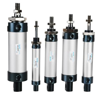 China Cylinder MAL20/25/32/40-25/50/75/100/125 factory miniature pneumatic double-acting pneumatic cylinder mini small for sale