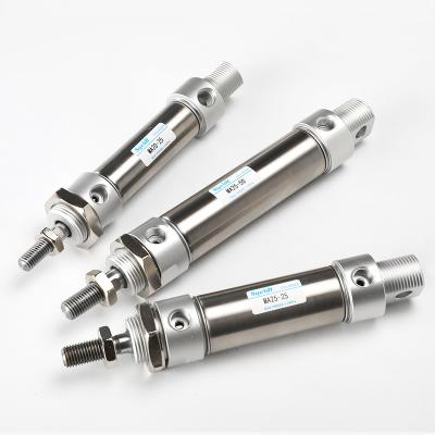 China Building Material Shops 25/50/75/100/125/150/175/200 mA Small Mini Cylinder Pneumatic Cylinder 16/20/25/32/40 Double Acting Micro Acting Cylinder for sale