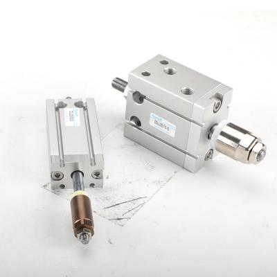 China Building Material Shops Small Free Installation Pneumatic Cylinder MDJ/CDUJ25 Stroke Adjustable With Magnetic for sale