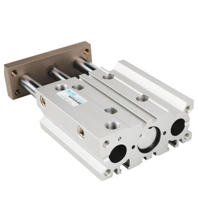 China Three Bar Three Axis Air Pneumatic Cylinder MGPM Series Pneumatic Three Bar Adjustable Cylinder With Guide Rod for sale