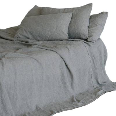 China Disposable Stonewashed Linen Sheet Set Pure Linen Linen Bedding Set, Duvet Cover Sets for sale