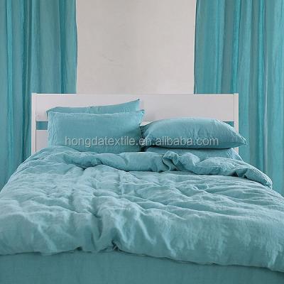 China Disposable Natural Linen Sheet Set Bedding Set Duvet Cover Canvas Set for sale