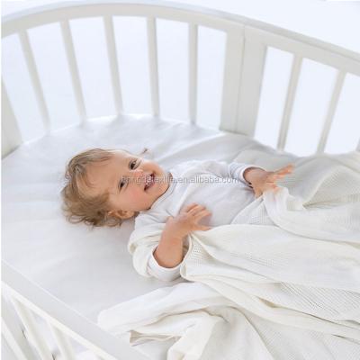 China Baby Crib Disposable Organic Pure Bamboo Sheet Set Fitted Sheet for sale