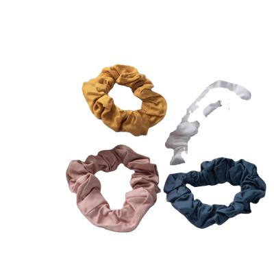 China China Suppliers 100% Sustainable Natural Bamboo Scrunchies and Ties for sale