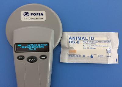 China microchip del transpondor de 1.4*8m m ISO, microprocesador portátil de la identificación del animal doméstico para el perro/el gato en venta