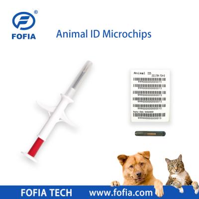 China microchip de cristal del transpondor de la etiqueta ISO de 134.2khz 1.4m m en venta