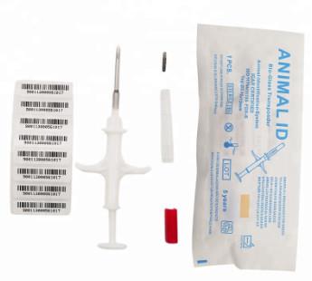 China ZS006 Implantable Animal ID Microchips Transponder Syringe In EO Sterilized Pouch 2.12mm for sale