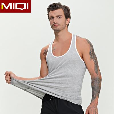 China 2020 Ladies Gray Yoga Tank Top Singlet Breathable Sport Clothes Mens Gym Vest For Men for sale