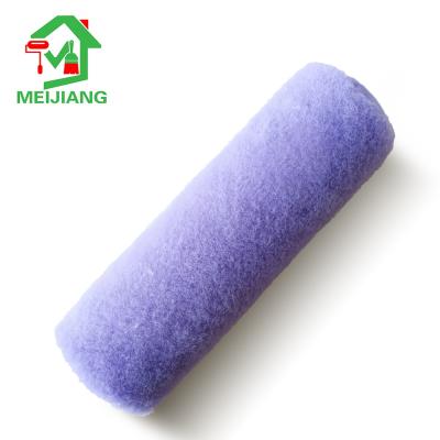 China Polyester Paint Roller Soft Outdoor Low Price Knitted Refill Polyester Roller Sleeve Purple Roller Cover for sale