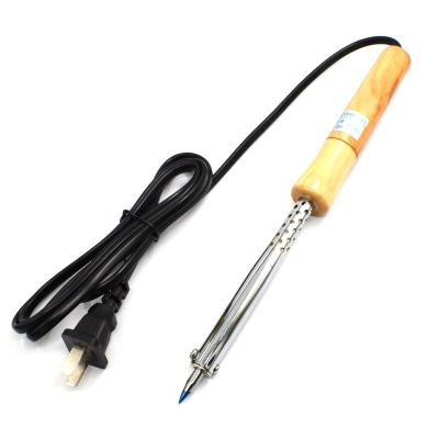 China Welding Electric Circuit Wood Board Manufacturer Household DIY China Factory Pencil Grip 30W 220V Handle Soldering Iron for sale