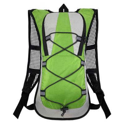 China Hot Sale Outdoor Camping Recycling Water Bag Hydration Pack Large Capacity Hydration Running Backpack Lightweight Green Backpack For Men for sale