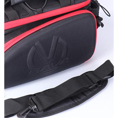 China Simple Black Large Capacity Bike Set Bag Canvas Fabric Nylon Anti-Wear Saddlebag Recycling Bags Large Capacity Bike for sale