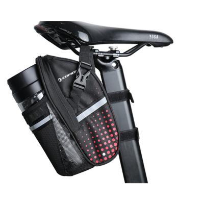 China Large Capacity Bike Travel Bag Strap-on Heavy Duty Bike Saddle Bag Carrying Waterproof Wear Cycling Bag for sale