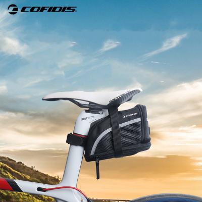 China Wholesale Large Capacity OEM Fashion Travel Mountain Bicycle Cycling Rear Seat Bag Bike Tear Resistant Bicycle Saddle Bag for sale