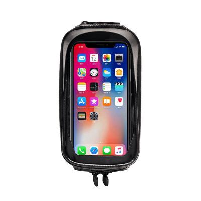 China Large Capacity Bike Phone Front Frame Bicycle Bag Waterproof Bike Tube Bag Phone Case Holder Accessories EVA Bike Top Bag for sale