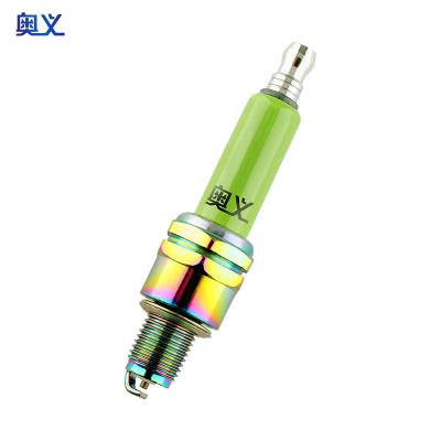 China Hot Selling AOYI Nickel Alloy A7TC Motorcycle Spark Plugs Motorcycle Spare Parts And Accessories Factory Direct Price for sale