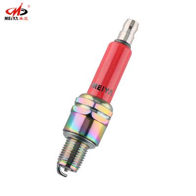 China Hot selling MEIYA nickel alloy A7TC motorcycle spark plugs motorcycle spare parts and accessories factory direct price for sale