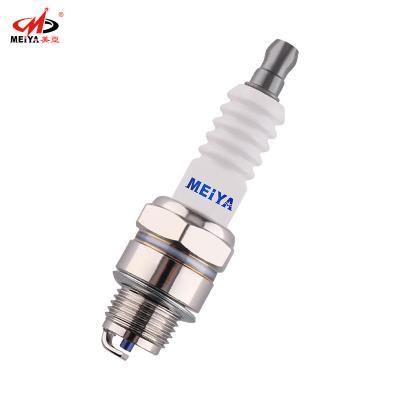 China Nickel Alloy Z8C MEIYA 40F Garden Spark Plug Spray Isostatic Ceramic for sale