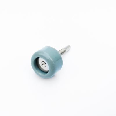 China 304 Axles Modern Furniture Sliding Roller Wheel With PA66 Nylon Material for sale