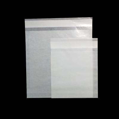 China Pequeñas bolsas de papel transparentes lacrables del papel cristal para el envío de la ropa en venta