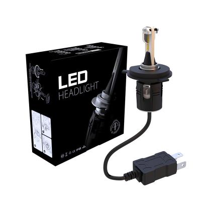 China Car accessories 6000K h4 car led headlight bulb focus for sale