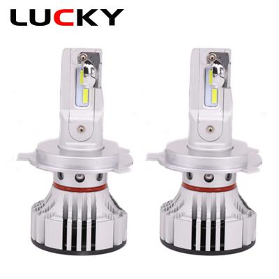 China Aviation 6063 LED Lighting Cars 8000LM Aluminum Lancer H4 F2 Led Headlight for sale