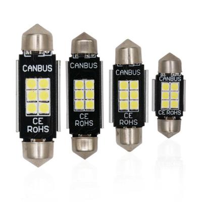 China metal led c5w 31mm 36mm 39mm 41mm canbus festoon led 6smd 3030 for sale