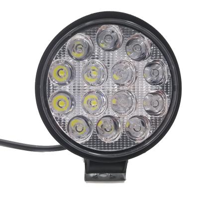 China Aluminum Auto Lighting System Led High And Low Beam Round Shape Led Work Light for sale