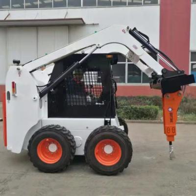 China Construction worksÂ   New Mini Skid Steer Loader With Differently China Hydraulic Attachment 750kg 900kg 1100kg For Sale for sale