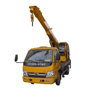 China 5 ton TRUCK CRANE Factory price top brand of 6 ton mini truck crane for sale