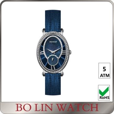 China CNN Stones Ladies Big Dial Wrist Watches , Luxury Womens Diamond Watch for sale