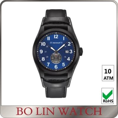 China Reloj Titanium azul/del negro del dial del ciudadano de los buceadores, relojes solares del titanio para las señoras en venta