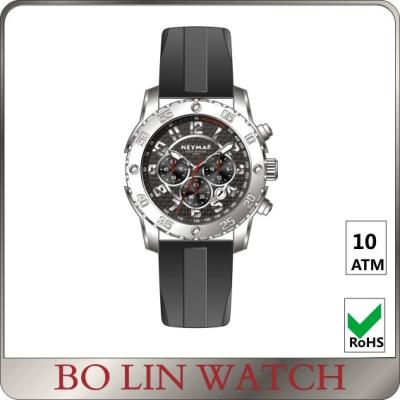 China High End Military Chronograph Watch , 100 Meters Water Resistant Infantry Military Watch for sale