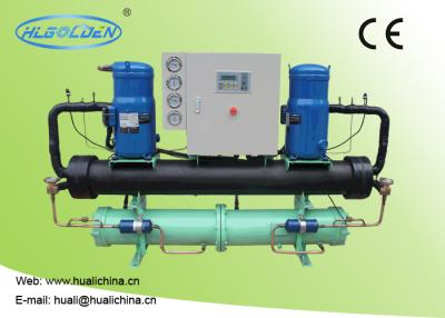 China Commercial Use High Efficient Heat Exchanger Open Water Cooled Water Chiller Small Size for sale