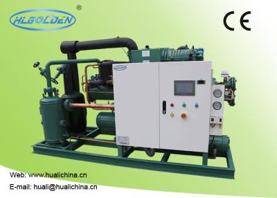 China Food Low Temperature Chiller , Cold Room Storage Water Cooled Condensing Unit for sale